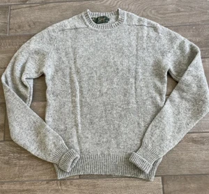 Vintage Sibley’s 100% Schurwolle Pullover Damen XL Hong Kong grau meliert - Bild 1 von 6