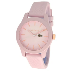 Lacoste Ladies Quartz Watch Plastic Case Silicone Bracelet Model 2001065 - Picture 1 of 4
