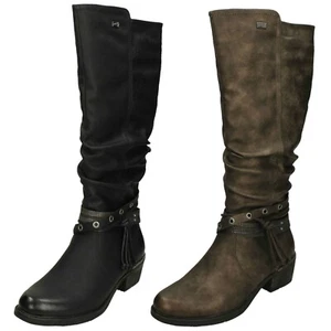 Ladies R1170-01 By Remonte Casual Knee High Warm Lined Boot Retail Price £39.99 - Picture 1 of 19