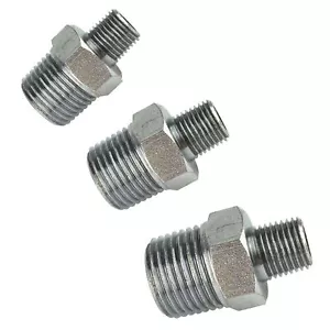 Ajuste de aire de unión de hilo ascendente/abajo de macho a macho de 1/8"" / 1/4"" / 3/8"" / 1/2 - Imagen 1 de 12
