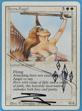 Serra Angel Revised PLD Uncommon Artist Signed Altered CARD (sa5446) ABUGames