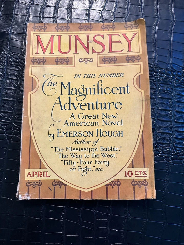 The Munsey Magazine  APRIL 1916 - Great ads - EMERSON HOUGH - Image 1 of 1