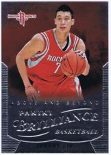 JEREMY LIN 2012-13 Panini Brilliance Above and Beyond #74 SP Parallel Insert