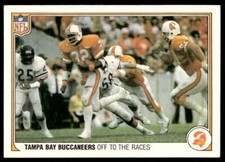 1983 Fleer Team Action Off to the Races Tampa Bay Buccaneers #53