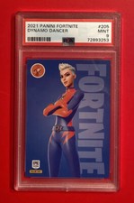 2021 Panini Fortnite Series III Dynamo Dancer Legendary Outfit Card #205 PSA 9