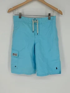NWOT Polo Ralph Lauren Boys Swim Shorts/Trunks Light Blue Sz Lg 14-16 O8 - Picture 1 of 6