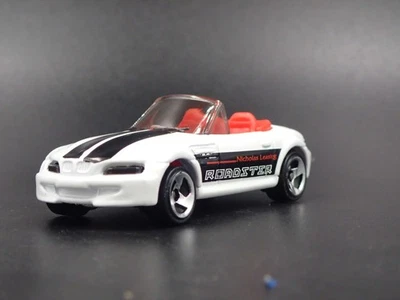 1996-2002 BMW Z3 Roadster Convertible Blanc 1:64 Balance Diorama Voiture - Photo 1/4