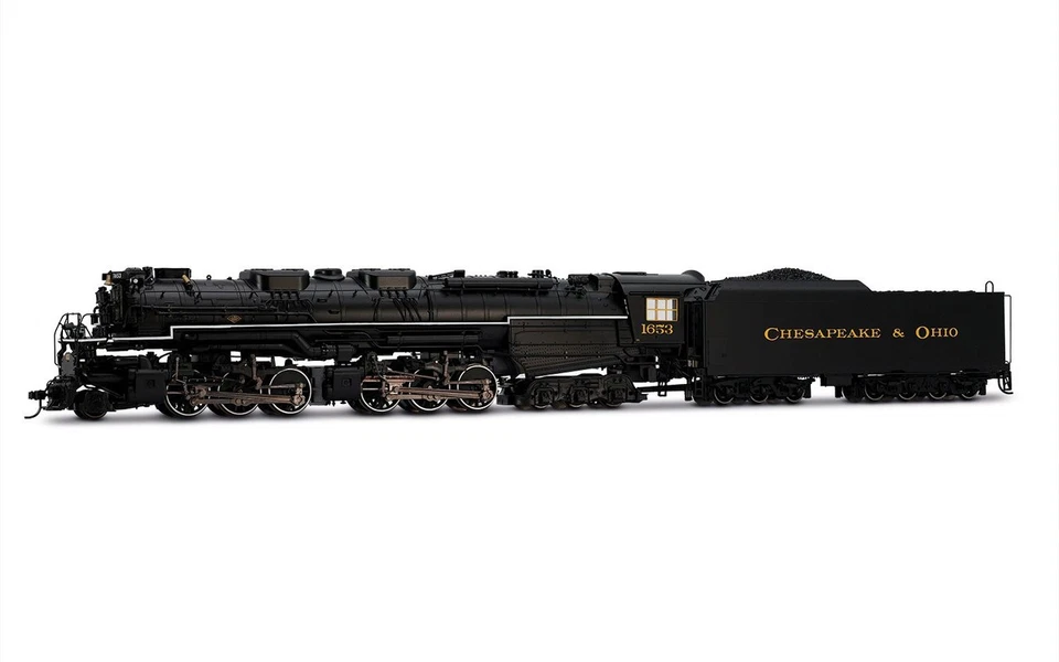 Rivarossi HR2952 HO Chesapeake & Ohio 2-6-6-6 Steam Locomotive 1653 (Analog DC) - Image 1 of 1