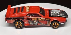 2018 Hot Wheels Avengers BLACK WIDOW Rivited Mustang w/5 Spoke Copper Rims loose - Picture 1 of 6
