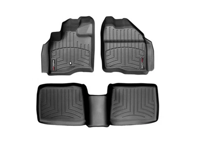 Forro de piso WeatherTech para Ford Five Hundred 2005-2007 - primera y segunda fila, negro Foto 1 de 4