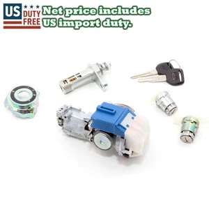1994-1997 HONDA ACCORD SEDEN IGNITION CYLINDER STEERING DOOR TRUNK LID LOCKS SET - Picture 1 of 6