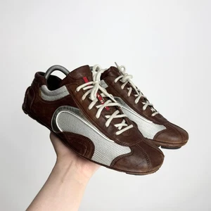VTG Prada Sport Monte Carlo Red Tad Shoes Sneaker Leather Y2K Archive 90s 42.5 - Bild 1 von 22