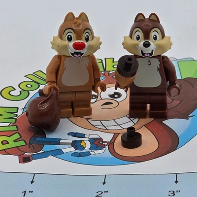 Lego Chip and Dale Disney Series 2 71024 Minifigure Lot of 2 - Image 1 of 4