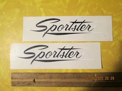 Adesivos para tanque de gasolina Harley Davidson Sportster XL XLCR XLH 883 NOS - Imagem 1 de 4