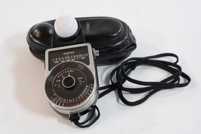 Medidor de luz de incidente analógico raro modelo tardío Sekonic L-428 - Ex++, probado Foto 1 de 2