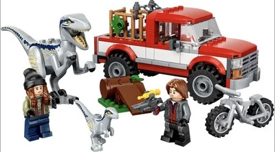 76946 LEGO JURASSIC WORLD BLUE BETA VELOCIRAPTOR CAPTURE 181 PIECES *BOX DAMAGE - Image 1 of 4