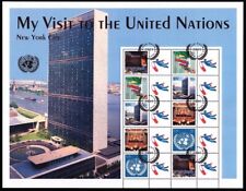 UN New York #Mi941-Mi945 MNH M/S 2005 Personalized Greetings Precanceled [857a]