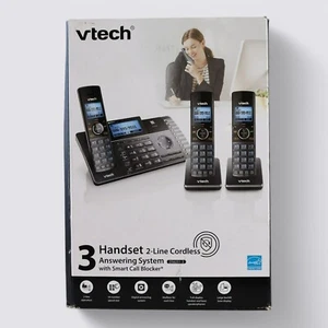 VTech DS6251-3 DECT 6.0 2-line Cordless Digital Answering System (Untested) - Picture 1 of 5