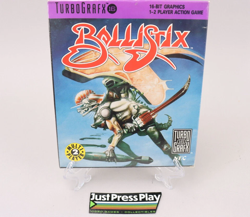 Ballistix NEC TurboGrafx-16 TG16 Psygnosis Reflections Roger Dean Sealed EX/NM! - Image 1 of 4