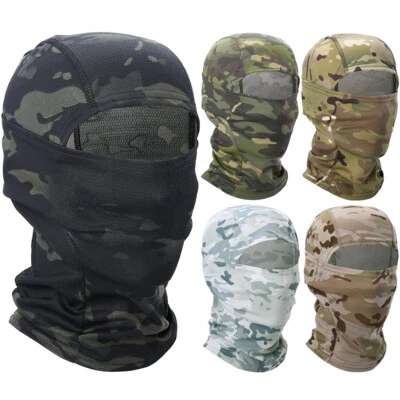 Máscara facial de pasamontañas protección UV a prueba de viento capucha máscara táctica para esquí ciclismo Foto 1 de 4
