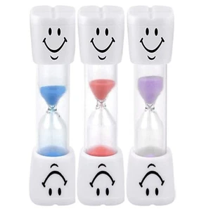 Tooth Brushing Sand Timers, Dental Timer for Kids and Healthy Teeth - 3 or 2 Min - Picture 1 of 11