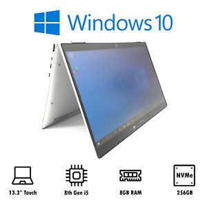 HP EliteBook x360 1030 13.3" 2in1 Touchscreen Laptop i5-8250U 8GB 256GB *Win 10*
