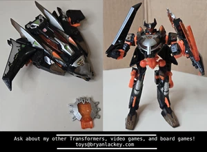 Transformers Cybertron Deluxe Class Sideways 2005 almost Complete Decepticon - Picture 1 of 1