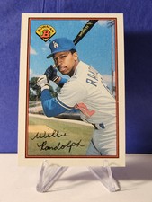 1989 Bowman Willie Randolph card #344 Los Angeles Dodgers Baseball 