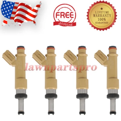4PCS Fuel Injectors 23250-0T020 For 2010-2015 Toyota Prius Lexus CT200h 1.8L Foto 1 de 4