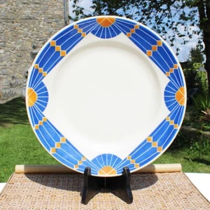 Plat rond en faïence de Badonviller modèle Saint-Gabriel ø 31,5 cm - Picture 1 of 2