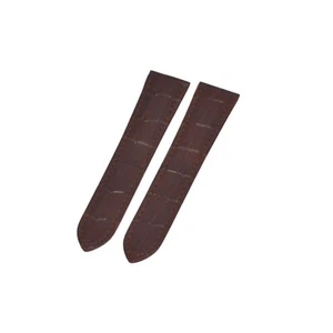 21mm Brown Leather Watch Strap For Cartier Tank Ronde Dive Cle - Picture 1 of 6
