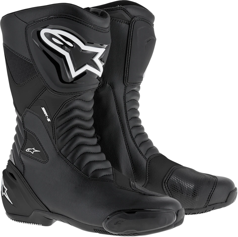 Alpinestars SMX-S Motorcycle Riding Boots Black US 13.5 / EU 49 Foto 1 de 1
