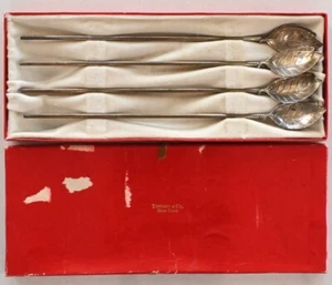 Tiffany and Co. Sterling Silver Ice Teaspoon Set of 4 8.5'' B2U0137 combine ship - Picture 1 of 2