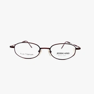 Marco de gafas Arrston Volaju AV-015 titanio puro vino tinto Japón sin usar de colección - Imagen 1 de 21