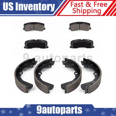 Kit de zapatas de freno delanteras cerámicas traseras para 1995 1996 - 2002 Suzuki Esteem Foto 1 de 4