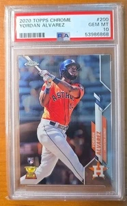 Yordan Álvarez RC Topps 2020 cromo radiocontrol novato #200 PSA 10 GEMA como nuevo - Imagen 1 de 2