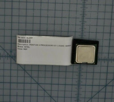 Intel Pentium 4 521 2.80GHz 800MHz FSB 1MB L2 Cache Socket PLGA77 SL8PP - Image 1 of 2