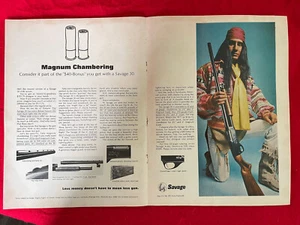 Pubblicità Savage 30 stampa vintage 1970 Magnum Chambering - Foto 1 di 7