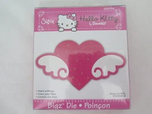 Sizzix Bigz Die - Hello Kitty by Sanrio Heart w/Wings - New & Sealed - Picture 1 of 7