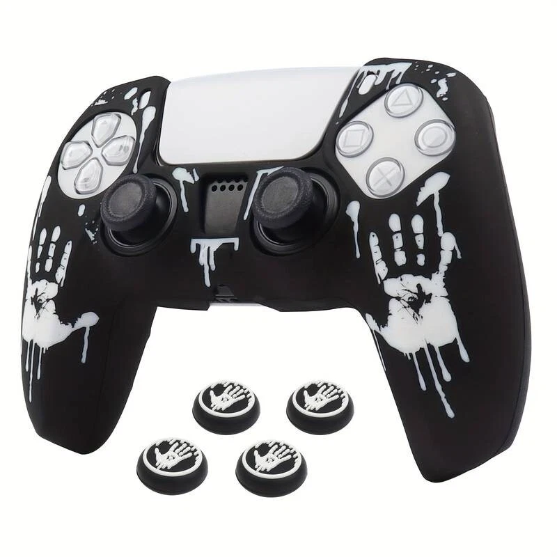 Black and white ps controller cover - Image 1 of 1