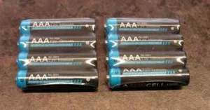 8x Premium AAA Batterien 1,2V 1000mAh WIEDERAUFLADBAR - geringe Selbstentladung Grade A - Bild 1 von 3