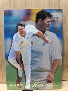 MARTIN McCAGUE🏆1994/95 #29 Futera ELITE Ashes Heroes Cricket Card🏆FREE POST - Picture 1 of 2