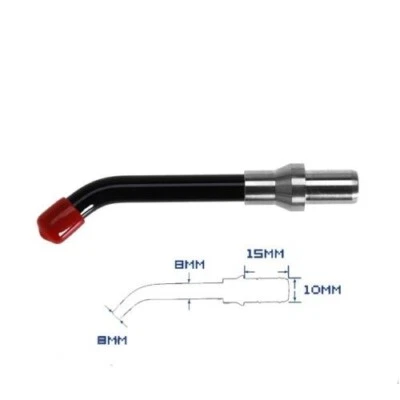 Barra guía de fibra óptica dental punta de vidrio para luz de curado LED 8 mm * 15 mm * 10 mm D2 Foto 1 de 4