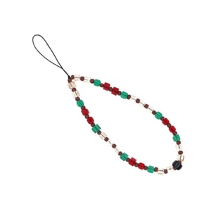 Crystal Beaded Mobile Phone Rope Wrist Lanyard Charm Wristlet Strap for - Zdjęcie 1 z 12