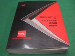 93 1993 GMC SONOMA JIMMY REPAIR GUIDE SERVICE MANUAL MECHANIC TECHNICAL INFO - Bild 1 von 1