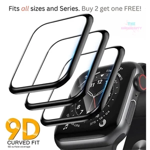 Für Apple Watch Hülle Series 10 9 8 7 6 5 4 3 SE Hart Displayschutzfolie Cover - Bild 1 von 9