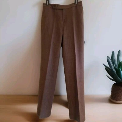 Pantalones de mujer Chaps de lana tostada espiga 6M Foto 1 de 4