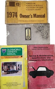 General Motors Owner's Manuals~Lot of Four- '74, '83 & '84 Olds  and '78 Pontiac - Bild 1 von 2