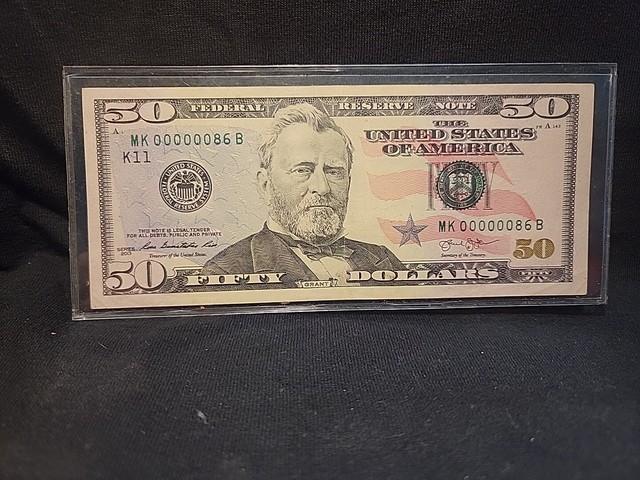 $50 US Small Size Paper Money Notes for sale