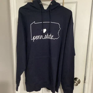 Penn State University PSU Sudadera con Capucha Mujer’s Grande Corazón Amor NUEVO - Imagen 1 de 1